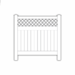 Lattice Top - White on White with Glow