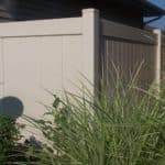 privacy fence in utah backyard